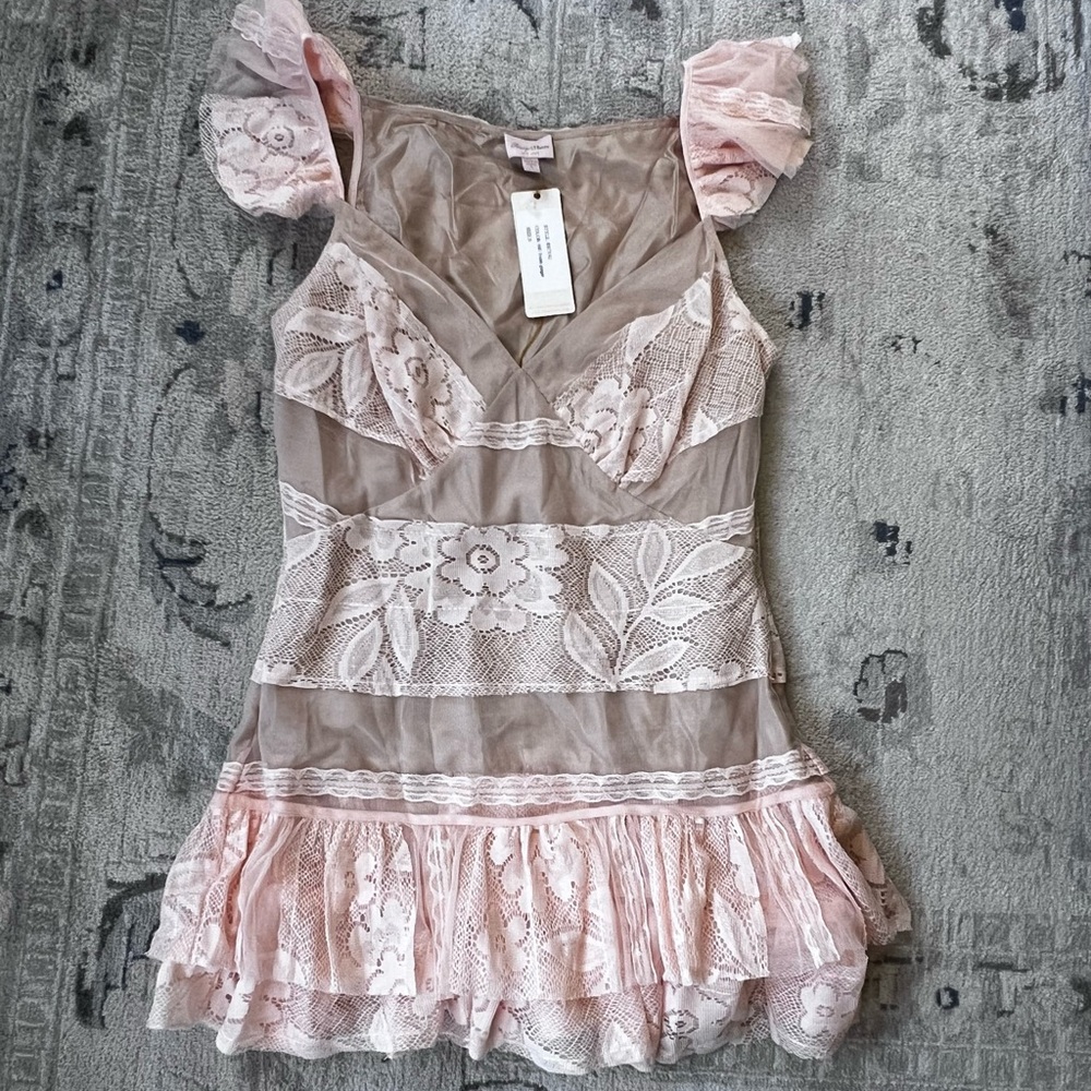 Pink Lace Dress